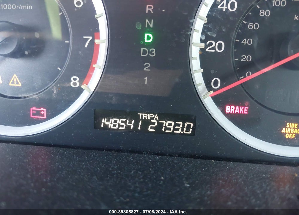 2009 HONDA ACCORD 2.4 LX VIN: 1HGCP26319A024080