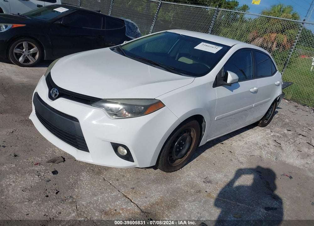 2014 TOYOTA COROLLA LE VIN: 2T1BURHE1EC199848