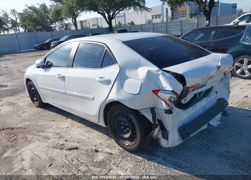 2014 TOYOTA COROLLA LE VIN: 2T1BURHE1EC199848