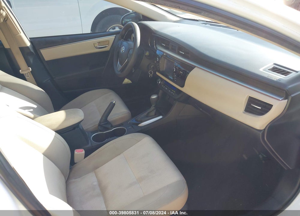 2014 TOYOTA COROLLA LE VIN: 2T1BURHE1EC199848