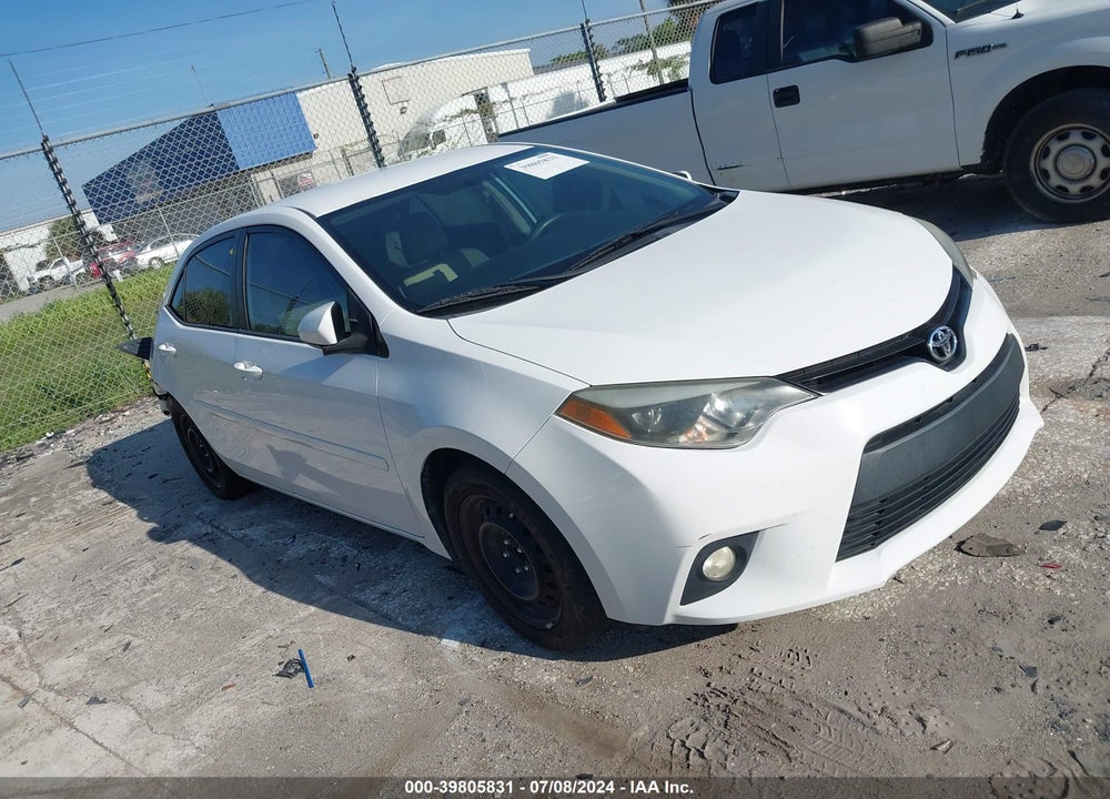 2014 TOYOTA COROLLA LE VIN: 2T1BURHE1EC199848