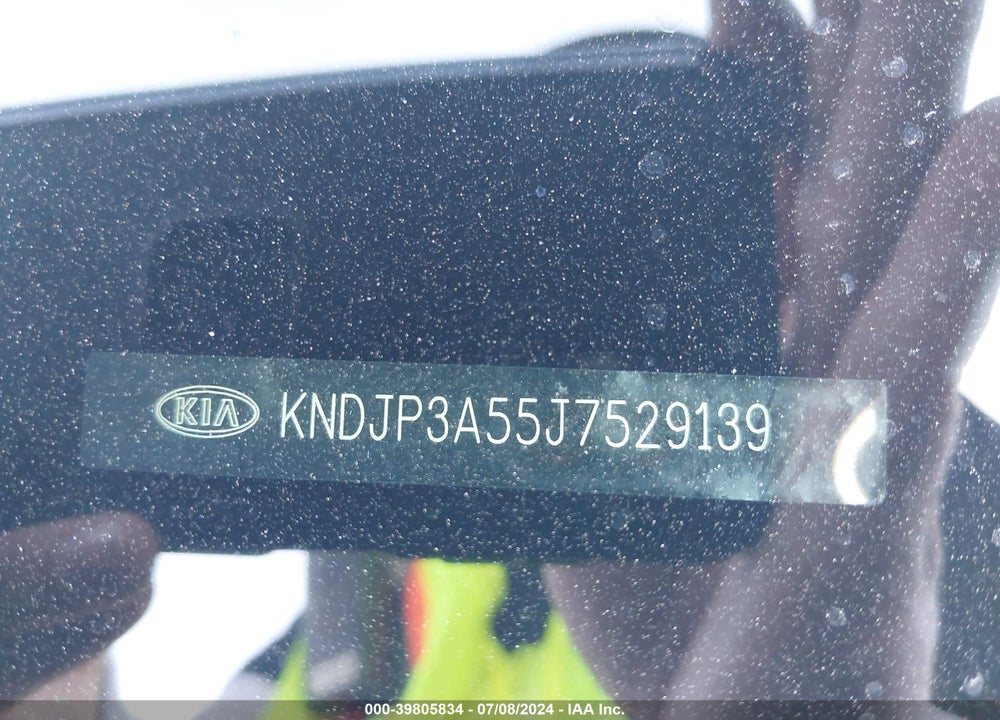 2018 KIA SOUL VIN: KNDJP3A55J7529139