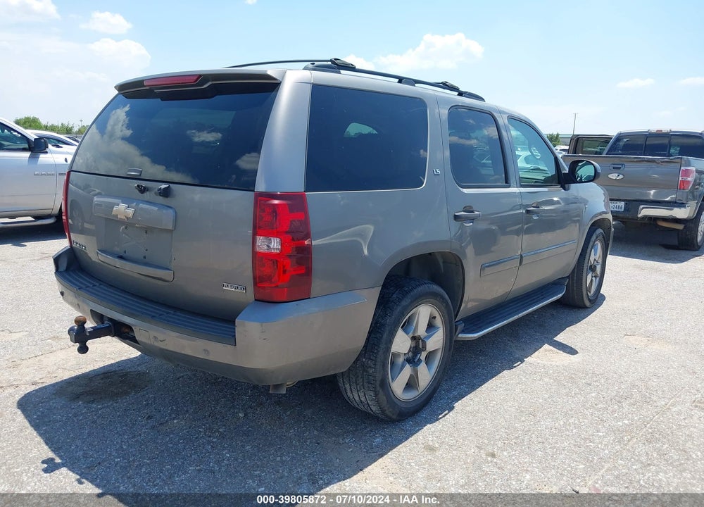 2008 CHEVROLET TAHOE LS VIN: 1GNFC13098J210547