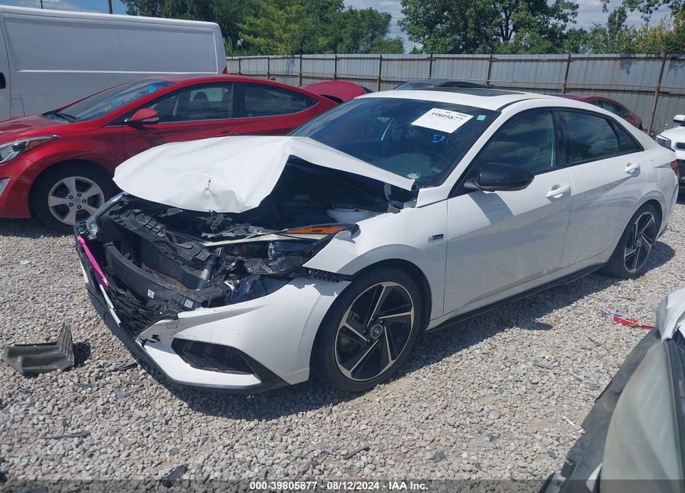 2023 HYUNDAI ELANTRA N LINE VIN: KMHLR4AF2PU532233