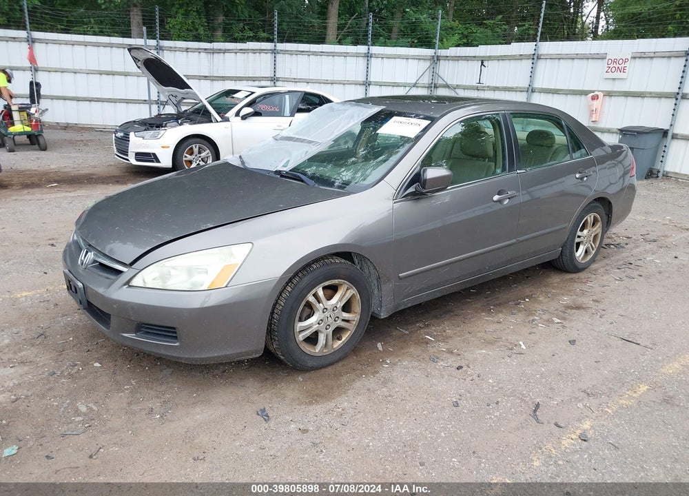 2007 HONDA ACCORD 2.4 EX VIN: 1HGCM568X7A118607
