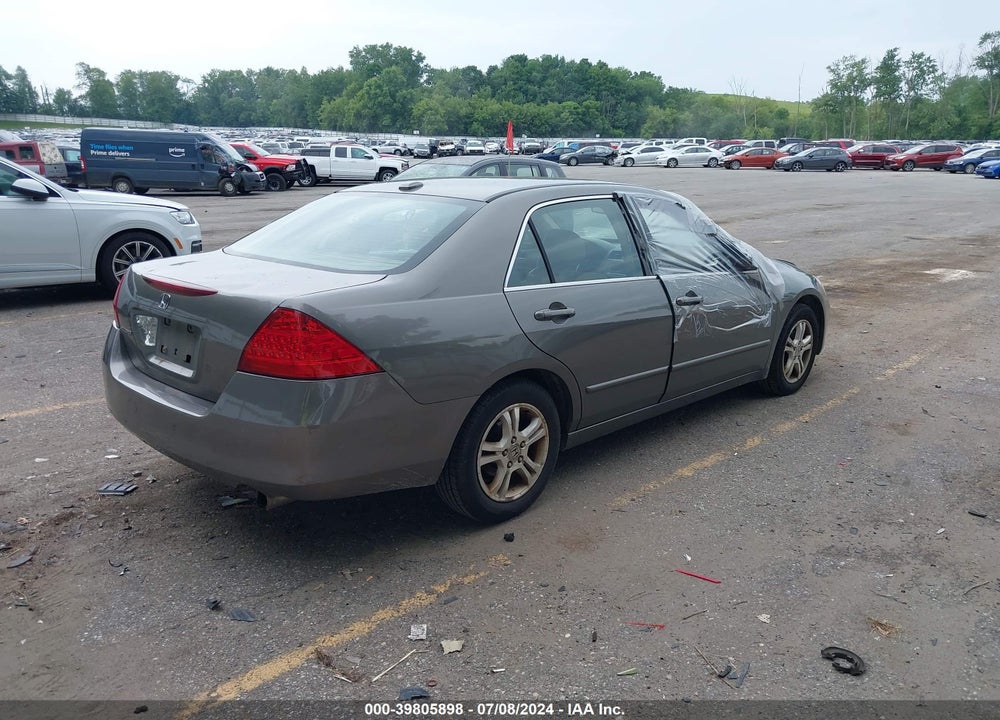 2007 HONDA ACCORD 2.4 EX VIN: 1HGCM568X7A118607