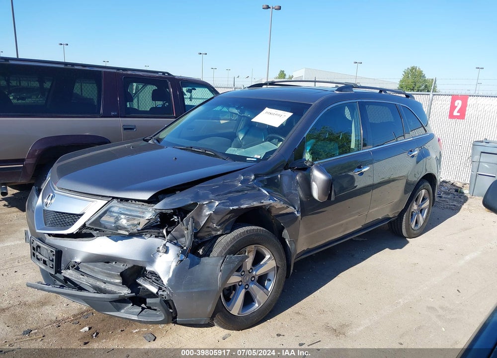 2012 ACURA MDX TECHNOLOGY PACKAGE VIN: 2HNYD2H36CH507867