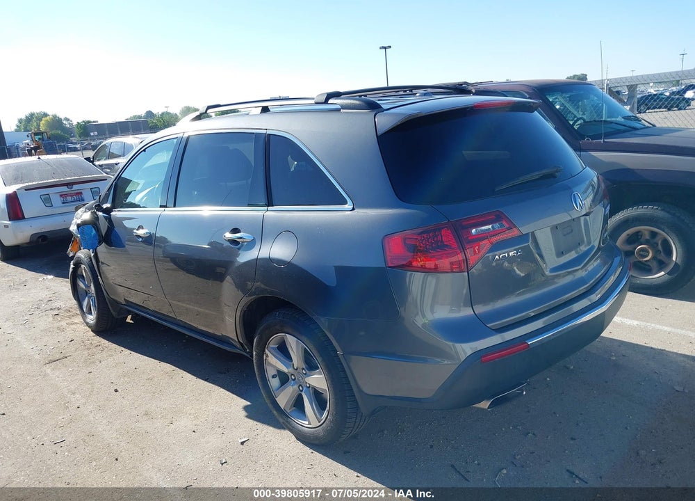 2012 ACURA MDX TECHNOLOGY PACKAGE VIN: 2HNYD2H36CH507867