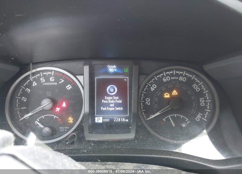 2022 TOYOTA TACOMA TRD SPORT VIN: 3TYCZ5AN9NT084094