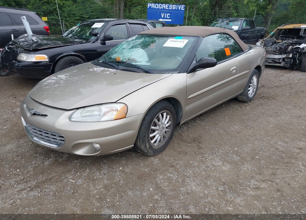 2003 CHRYSLER SEBRING LXI VIN: 1C3EL55TX3N608438