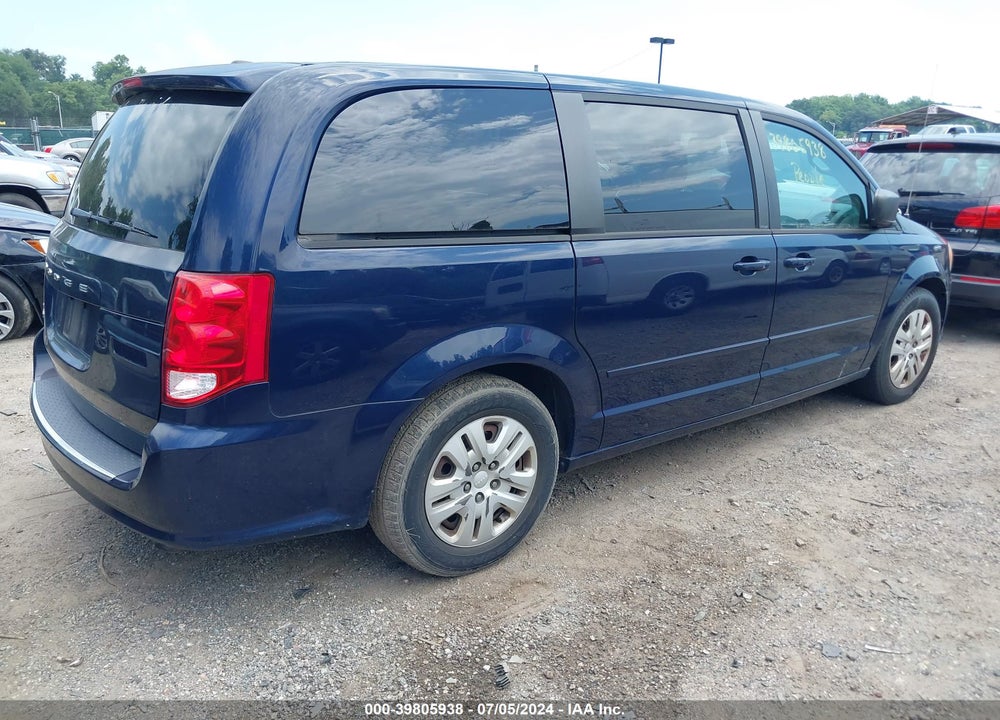 2013 DODGE GRAND CARAVAN SE VIN: 2C4RDGBGXDR752850