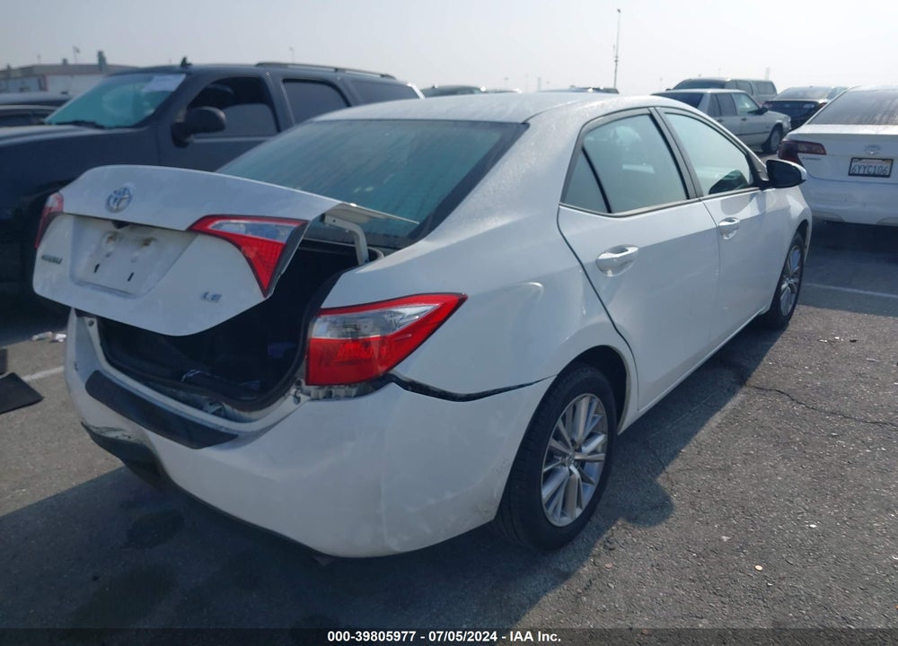 2014 TOYOTA COROLLA LE PLUS VIN: 5YFBURHE4EP067599