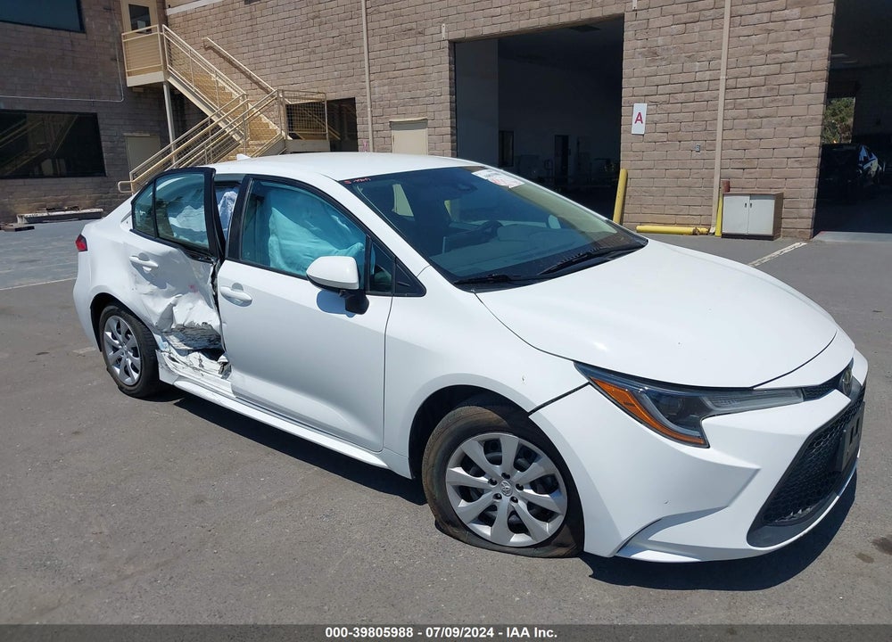 2021 TOYOTA COROLLA LE VIN: 5YFEPMAE6MP243763