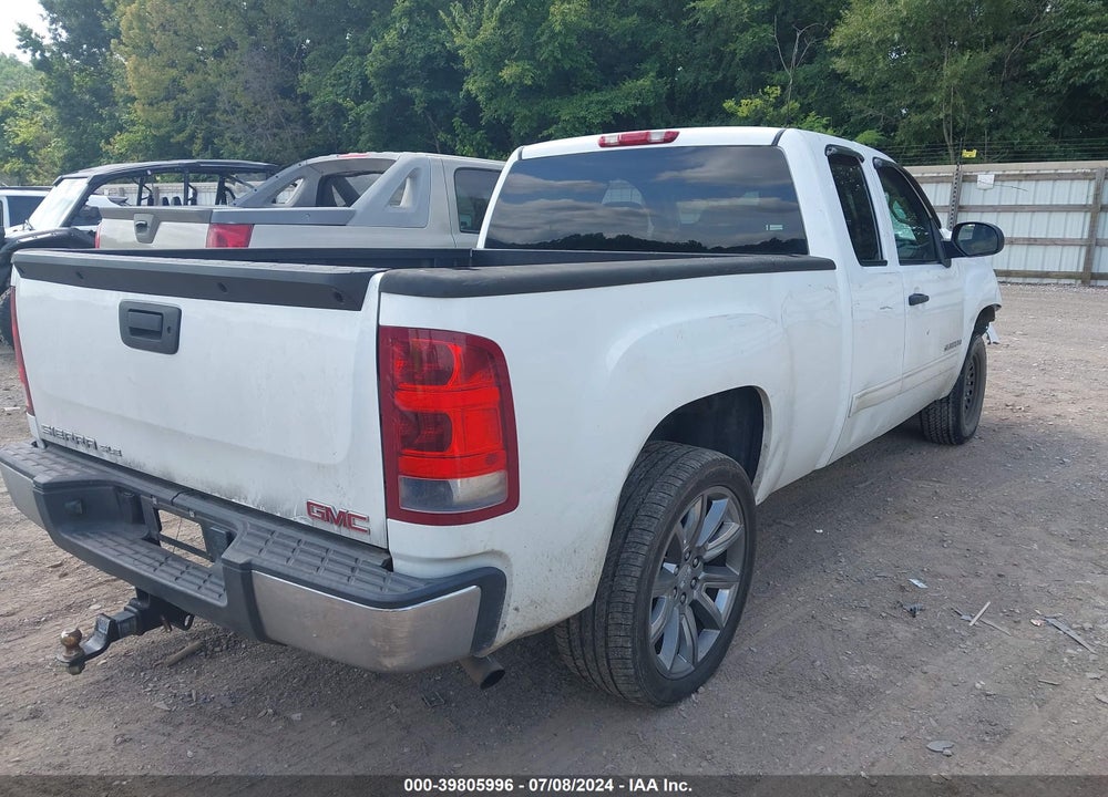 2008 GMC SIERRA 1500 SLE1 VIN: 1GTEC19J48Z271875