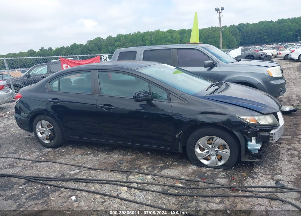 2014 HONDA CIVIC LX VIN: 2HGFB2F54EH513663