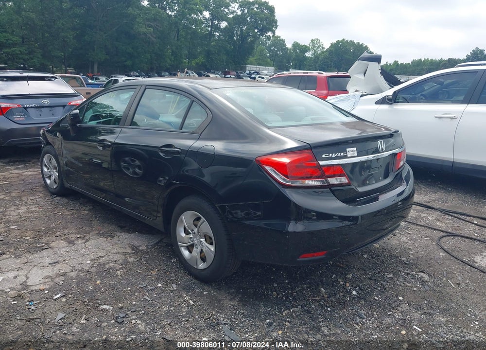 2014 HONDA CIVIC LX VIN: 2HGFB2F54EH513663