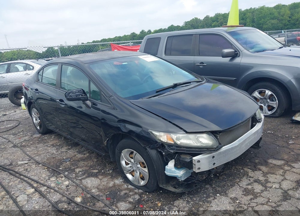 2014 HONDA CIVIC LX VIN: 2HGFB2F54EH513663