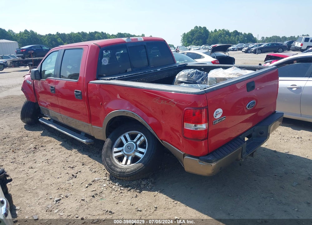 2005 FORD F-150 FX4/LARIAT/XLT VIN: 1FTPW14575KE13148