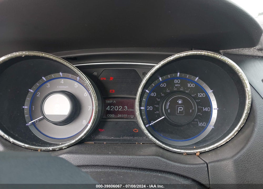2011 HYUNDAI SONATA GLS VIN: 5NPEB4AC6BH194393