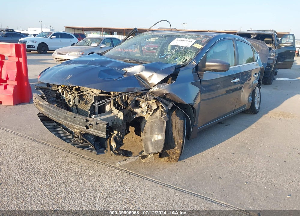 2019 NISSAN SENTRA SV VIN: 3N1AB7AP8KY289417