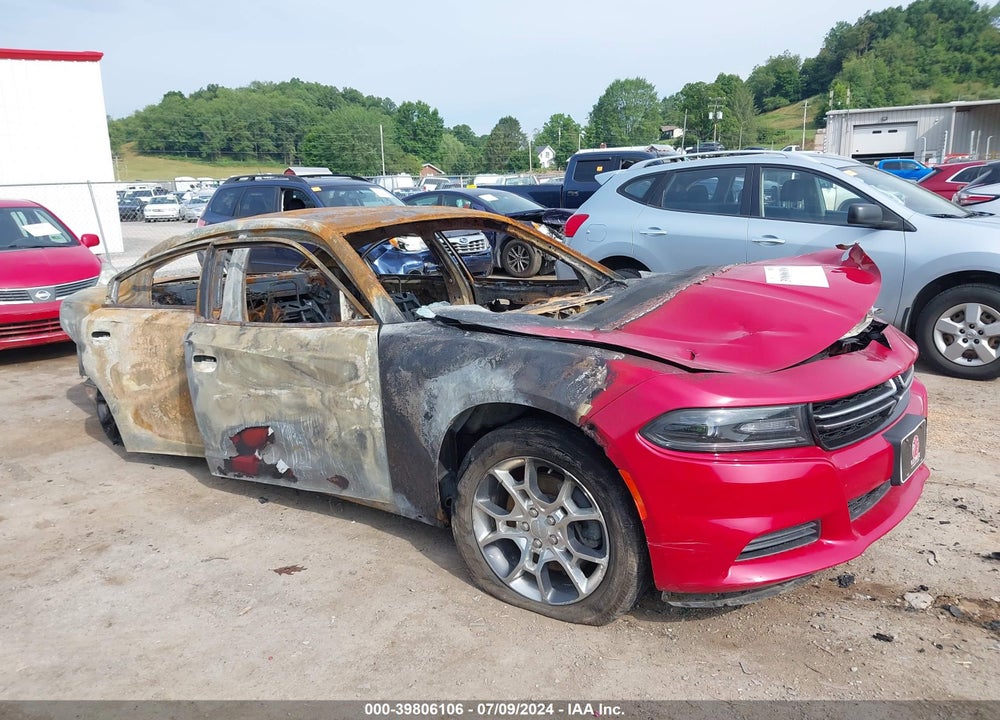 2016 DODGE CHARGER SE VIN: 2C3CDXFG1GH127686