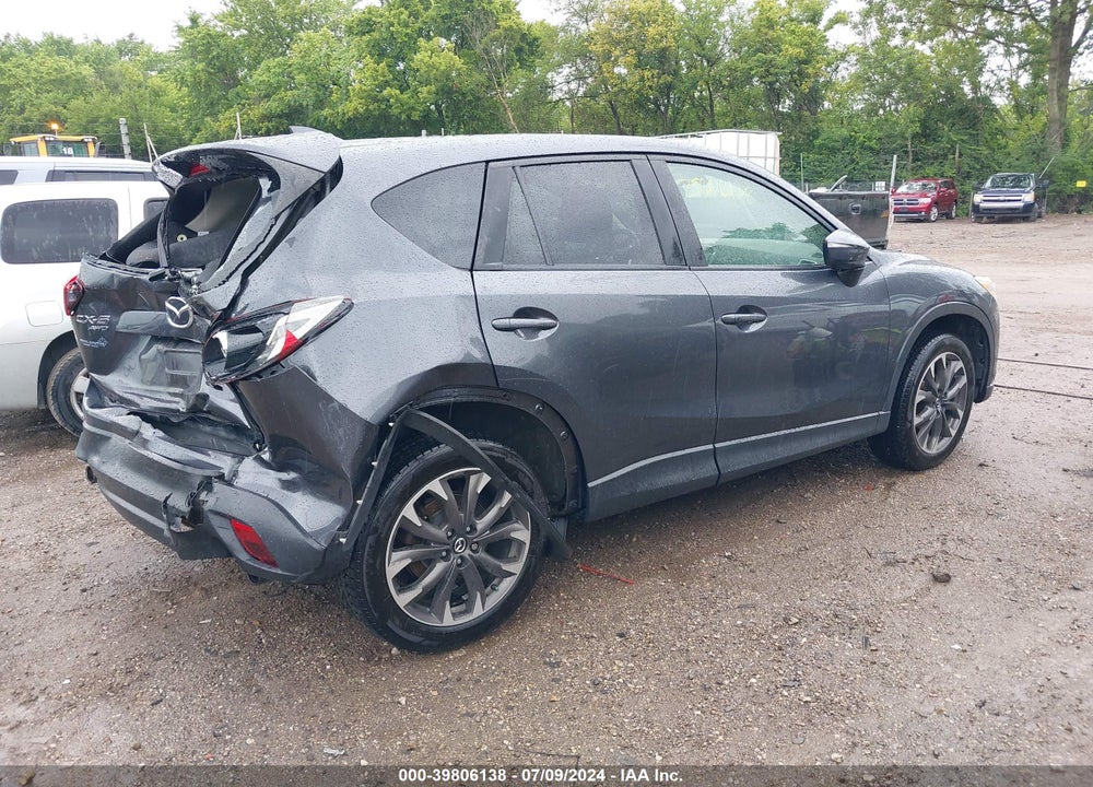 2016 MAZDA CX-5 GRAND TOURING VIN: JM3KE4DY1G0821563