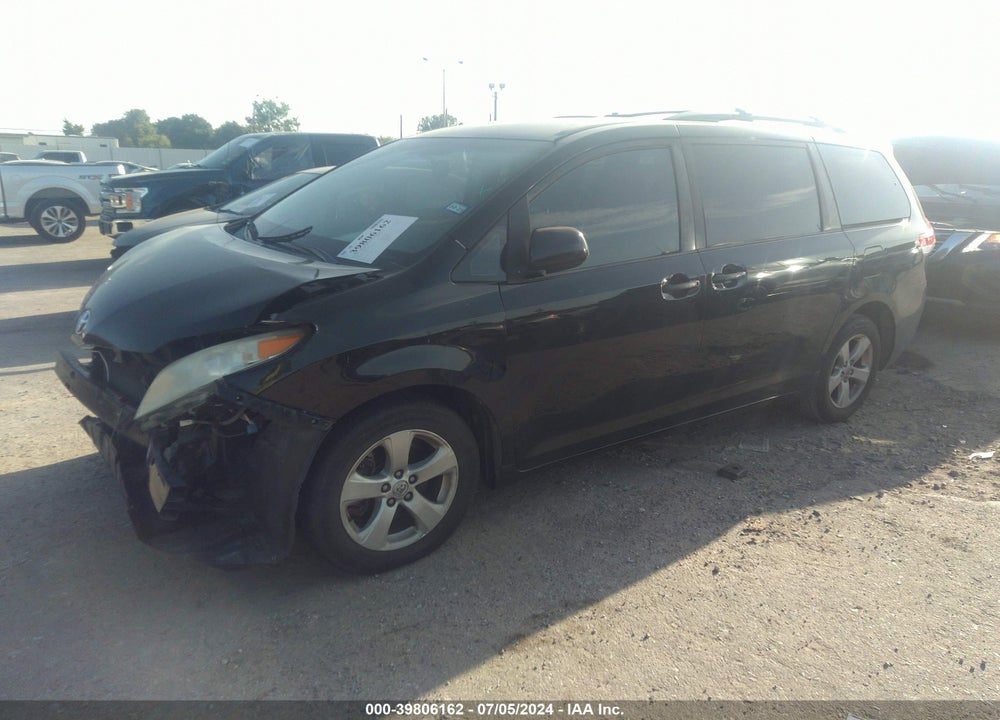 2012 TOYOTA SIENNA LE V6 8 PASSENGER VIN: 5TDKK3DC9CS253361