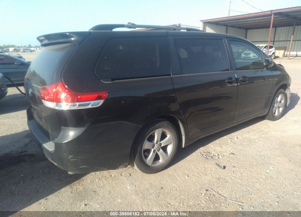 2012 TOYOTA SIENNA LE V6 8 PASSENGER VIN: 5TDKK3DC9CS253361