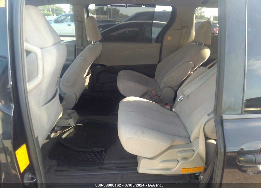 2012 TOYOTA SIENNA LE V6 8 PASSENGER VIN: 5TDKK3DC9CS253361