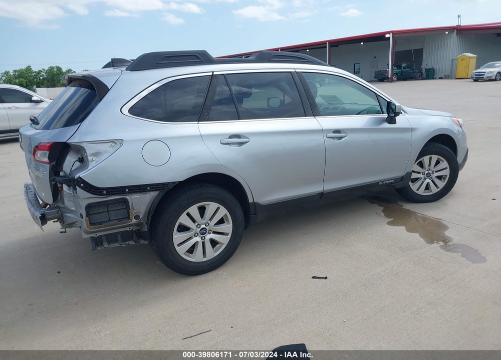 2017 SUBARU OUTBACK 2.5I PREMIUM VIN: 4S4BSACC0H3408020