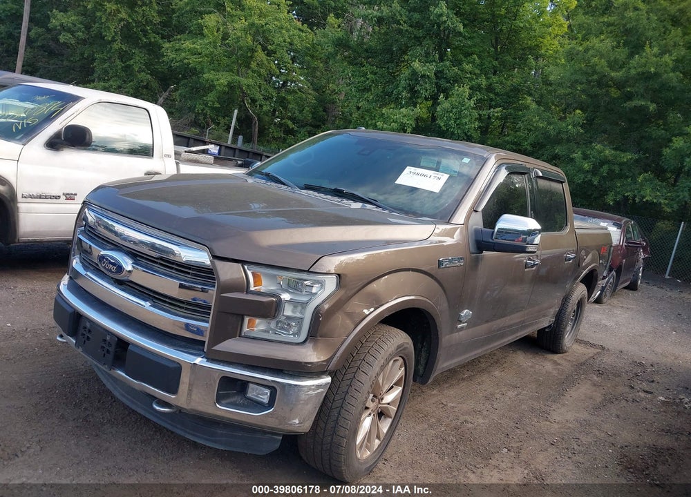 2015 FORD F-150 KING RANCH VIN: 1FTEW1EG8FFA85417