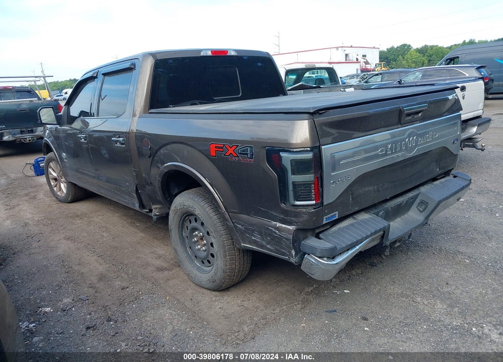 2015 FORD F-150 KING RANCH VIN: 1FTEW1EG8FFA85417