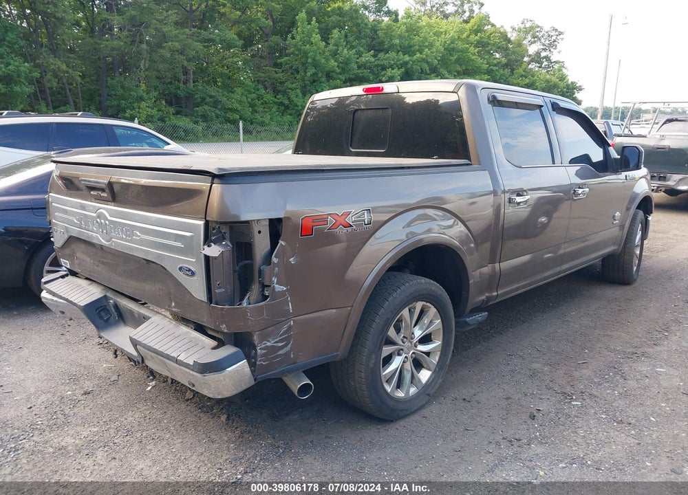 2015 FORD F-150 KING RANCH VIN: 1FTEW1EG8FFA85417