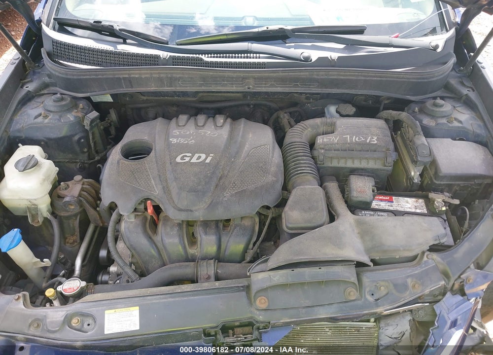 2011 HYUNDAI SONATA GLS VIN: 5NPEB4AC0BH168601