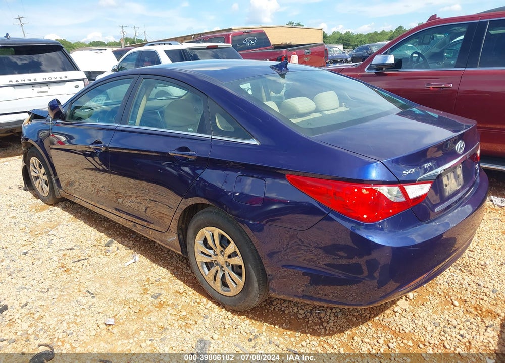 2011 HYUNDAI SONATA GLS VIN: 5NPEB4AC0BH168601