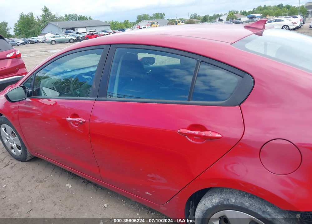 2016 KIA FORTE LX VIN: KNAFK4A62G5573555