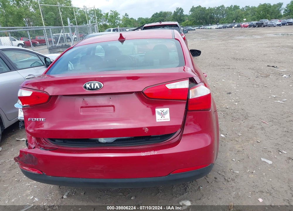 2016 KIA FORTE LX VIN: KNAFK4A62G5573555