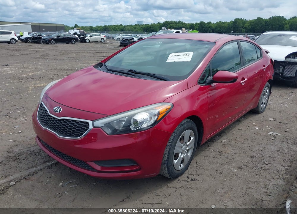 2016 KIA FORTE LX VIN: KNAFK4A62G5573555