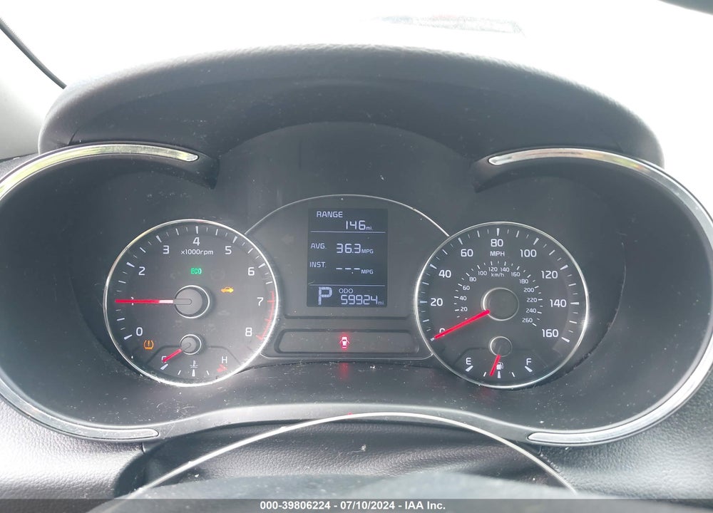 2016 KIA FORTE LX VIN: KNAFK4A62G5573555