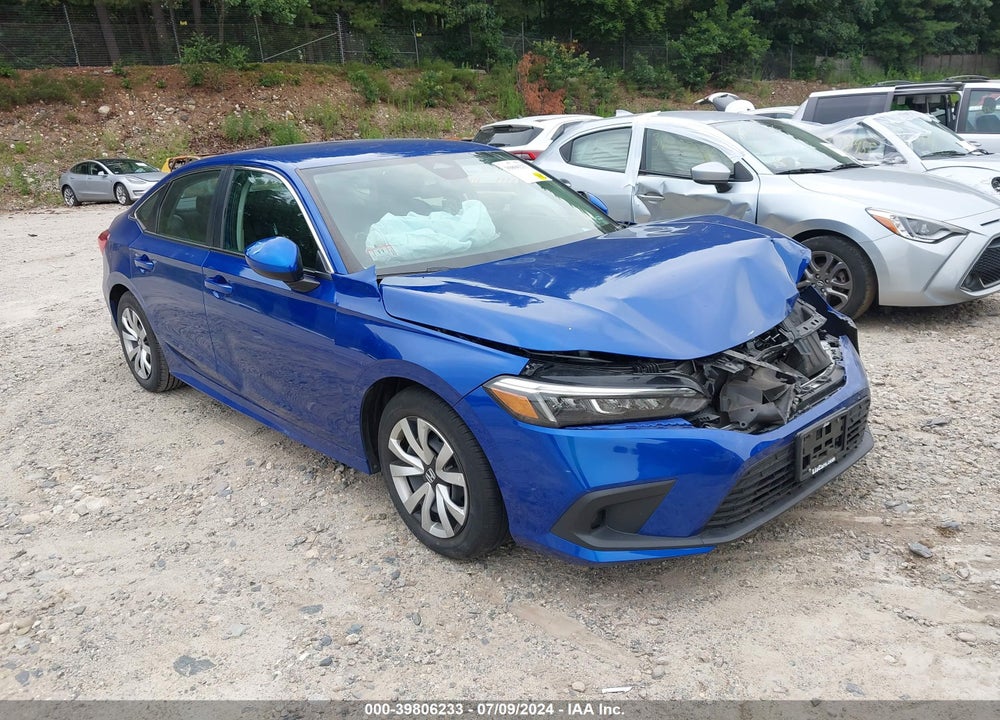 2022 HONDA CIVIC LX VIN: 2HGFE2F25NH539864