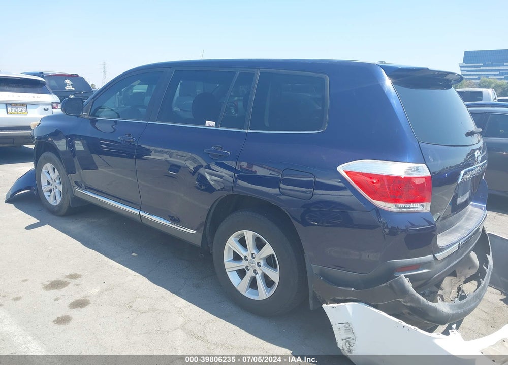 2012 TOYOTA HIGHLANDER VIN: 5TDZA3EH4CS020869