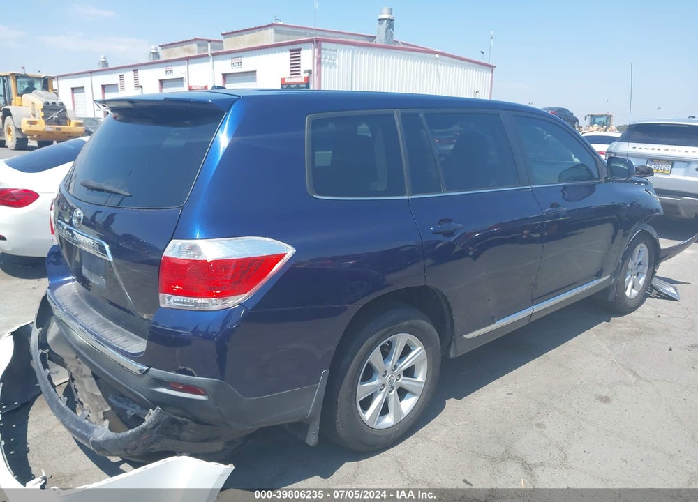 2012 TOYOTA HIGHLANDER VIN: 5TDZA3EH4CS020869