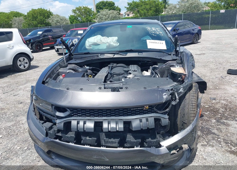 2019 DODGE CHARGER SCAT PACK RWD VIN: 2C3CDXGJ7KH742648