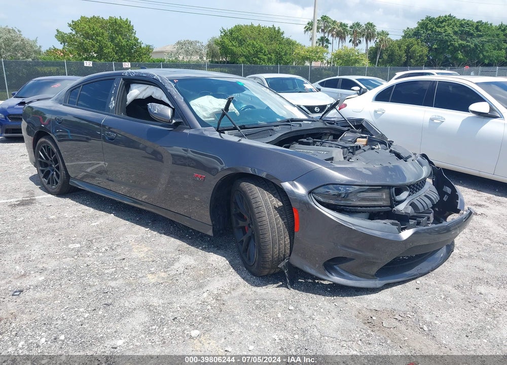 2019 DODGE CHARGER SCAT PACK RWD VIN: 2C3CDXGJ7KH742648