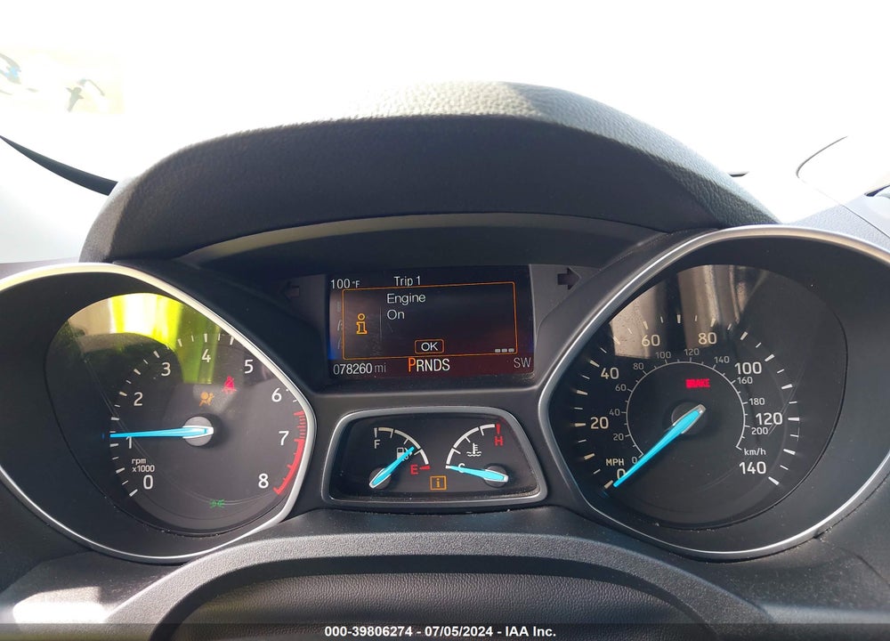 2017 FORD ESCAPE S VIN: 1FMCU0F7XHUD84987
