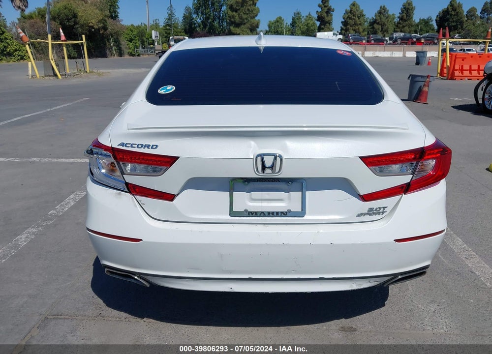 2019 HONDA ACCORD SPORT 2.0T VIN: 1HGCV2F39KA001481