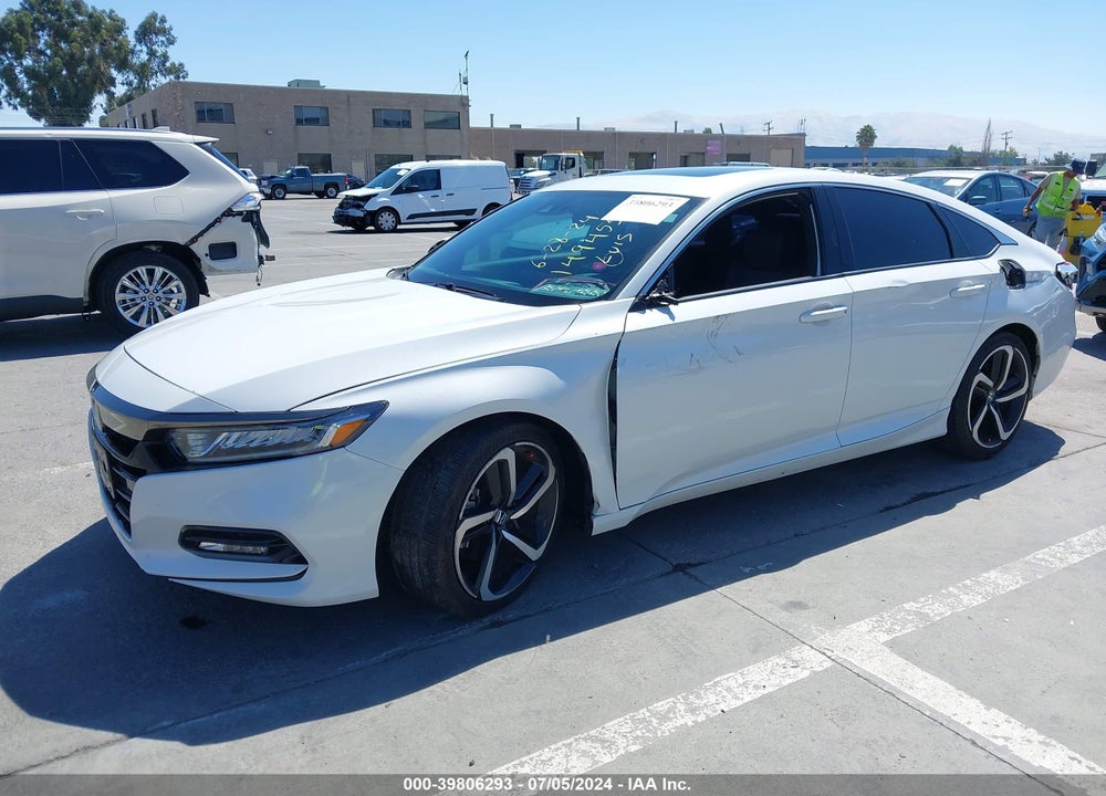 2019 HONDA ACCORD SPORT 2.0T VIN: 1HGCV2F39KA001481