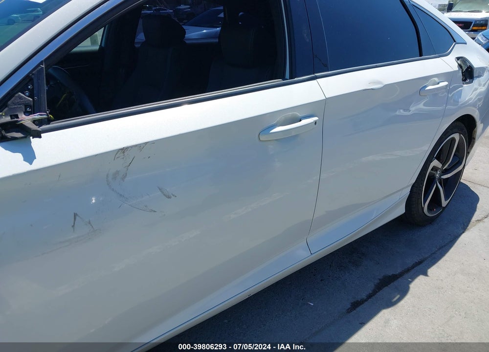 2019 HONDA ACCORD SPORT 2.0T VIN: 1HGCV2F39KA001481