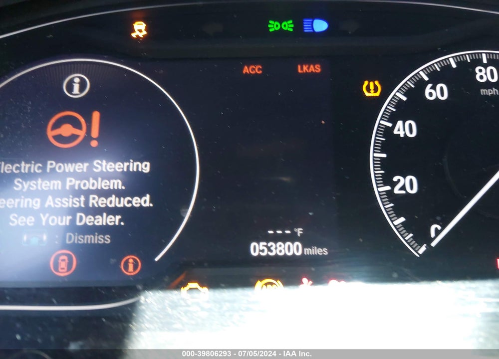 2019 HONDA ACCORD SPORT 2.0T VIN: 1HGCV2F39KA001481