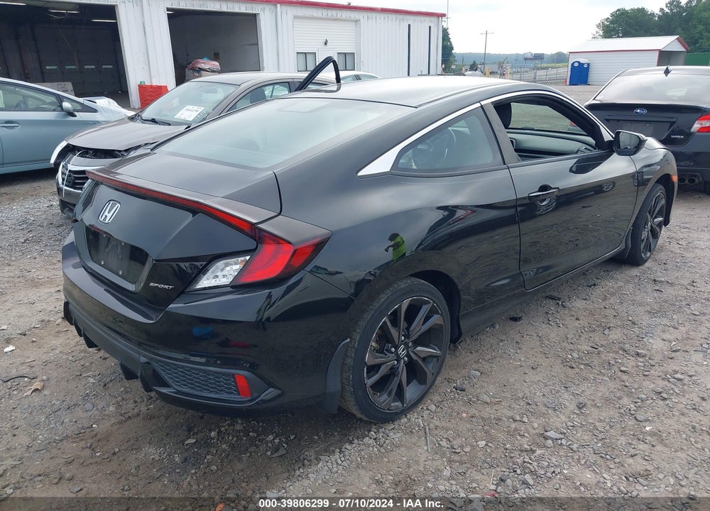 2019 HONDA CIVIC SPORT VIN: 2HGFC4B82KH300358